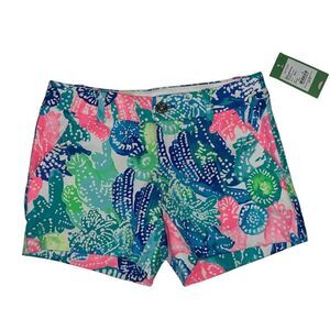 Lilly Pulitzer Callahan Knit Shorts 00 Multi Boho Batik